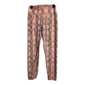TYC Womens Athletic Pants Leggings Til You Collapse Pink Snake Workout Crossfit